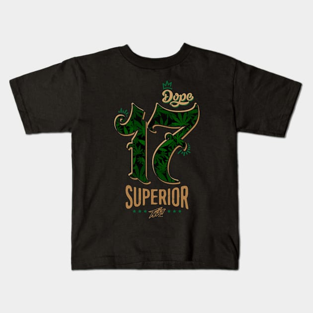 17 Superior Kids T-Shirt by thetyger